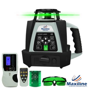 Green Beam Self-levelling Auto Rotating Rotary Laser Level w Receiver 201G Video - Picture 1 of 7