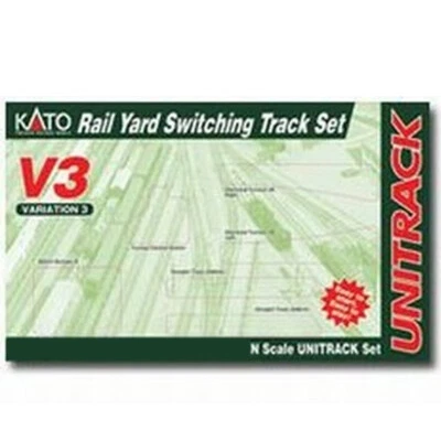 Kato 20862 Rail Yard Switching Track Set Variation 3 Unitrack N Scale - Image 1 of 2