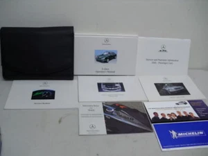 2001 MERCEDES BENZ E CLASS OWNERS  MANUAL PACKET BOOKS - Bild 1 von 1