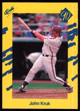 1990 Classic Yellow John Kruk Philadelphia Phillies #T3