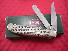 CASE BONE MINI TRAPPER KNIFE NEVER USED IN BOX  #6207 SS TESTED XX LOGO