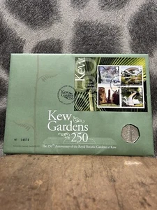 2009 ROYAL NEUWERTIG KEW GARDENS 50p FDC - ECHTES UNBERÜHRTES BEISPIEL - UNZIRKULIERT - Bild 1 von 12