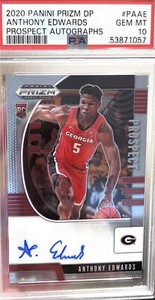 2020 Panini Prizm Draft Picks Collegiate - Prospect Autographs #PA-AE Anthony...