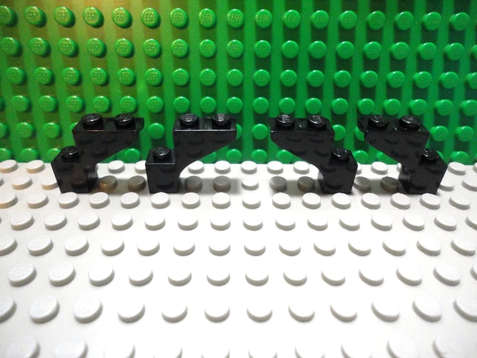 Lego 4 preto 1x3x2 quarto arco castelo bloco de tijolos NOVO - Imagem 1 de 1