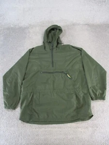 L.L. Bean Anorak Jacket Womens Medium Green Quarter Zip * - Picture 1 of 11