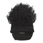 Wig Beard Hat Comfortable Knit Wig Hat for Masquerade Carnivals Holidays