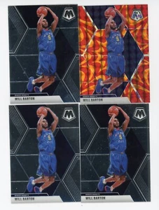 2019-20 Panini Mosaic Reactive Orange WILL BARTON 4 CARDS - Picture 1 of 1
