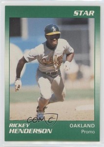 1990 Star Rickey Henderson Promos Rickey Henderson (Running) HOF