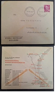 1950 Denmark Cover ties 75Ore stamps cd Copenhagen-Fredensborg - Picture 1 of 3