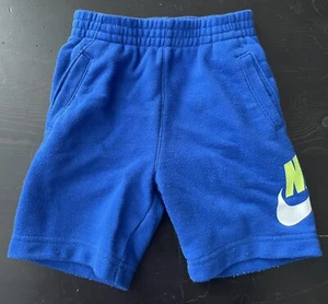 Nike Shorts Blue/Neon /White Toddler Size 3T “Pre-Owned” - Picture 1 of 3