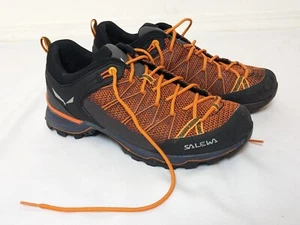 Usado en Excelente Condición Salewa Hombre Mountain Trainer Lite Mid GTX Bota de Senderismo Naranja Zanahoria Talla 8 - Imagen 1 de 7