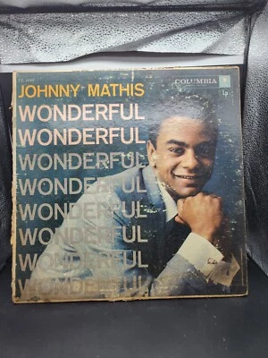 Johnny Mathis: "Wonderful, Wonderful"1957  Colombia CL-1028 LP Vinyl Record  - Image 1 of 2