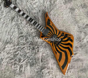 Wylde Zakk Blood Eagle E-Gitarre Buzzsaw Roh Mahagoni Körper schwarz Teil