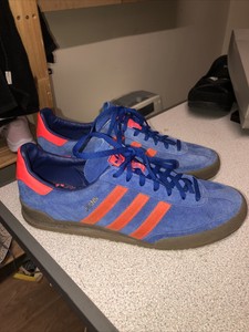 adidas jeans trainers orange