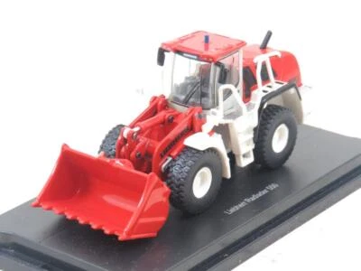 Schuco 452602900 Liebherr Radlader 550 Anteriore Caricatore Rosso 1.87 Scala IN - Immagine 1 di 4