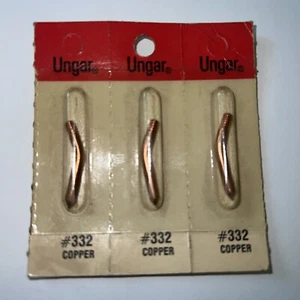UNGAR #332 COPPER SOLDERING IRON TIP, ANGLED  NEW LOT OF (3) IN SEALED PACKAGE. - Picture 1 of 12