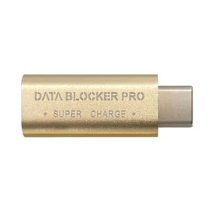 GE07 USB-C / Tipo-C Bloqueador de Datos Conector de Carga Rápida (Dorado) - Imagen 1 de 6