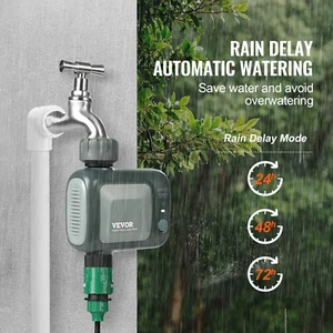 WiFi Sprinkler Timer - Smart Hose Faucet Water Timer with Brass Inlet, APP Contr - Picture 1 of 10
