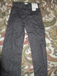 nwt Gymboree dark gray "dressed up"  flat front pants boys 5 free ship USA - Picture 1 of 3