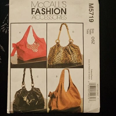 McCalls # M5719 Purse Pattern New Uncut From 2008 - Image 1 of 4