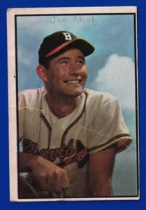 JOE ADCOCK braves 1953 BOWMAN color #151 - Picture 1 of 2