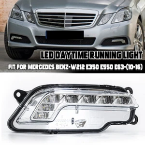 Right Side LED Daytime Running Light Lamp For 2010-2016 Mercedes E350 E550 W212 - Picture 1 of 13