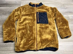 Tommy Bahama Full Zip Fleece Jacket Brown Youth XL Faux Fur - Picture 1 of 9