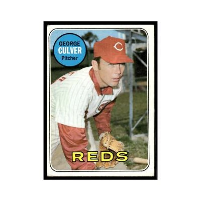 1969 Topps George Culver Reds #635 - Image 1 of 3