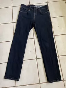 VOLCOM NEW! Men's Dark Wash TRUE TO THIS SOLVER MODERN STRAIGHT Jeans Sz 29 - Picture 1 of 6