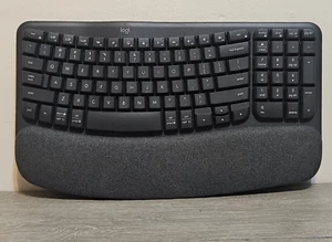 Logitech - Wave Keys MK670 YR0096 Ergonomic Wireless Keyboard w/ Receiver - Afbeelding 1 van 6