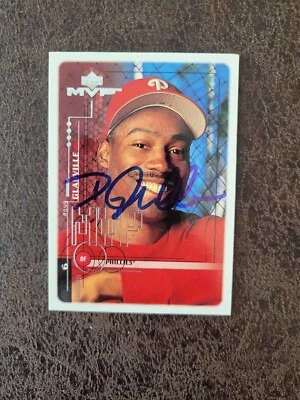 1999 Upper Deck MVP Doug Glanville #158 - Philadelphia Phillies - Autographed!  - Image 1 of 2