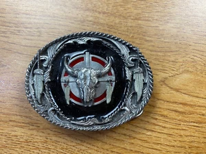 Vintage Siskiyou Bull Skull Belt Buckle (1996) - Picture 1 of 4