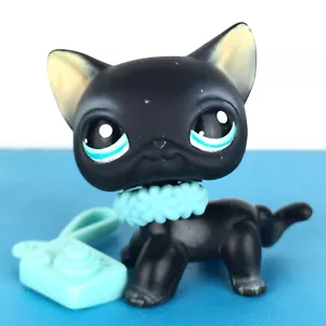 Auténtico Littlest Pet Shop #994 gato de pelo corto/original Hasbro LPS - Imagen 1 de 4