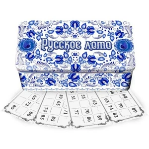 Russisches Lotto Loto Bingo Familienspiel Русское лото Tischspiel Brettspiel - Bild 1 von 1