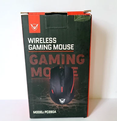 Pictek Wireless Gaming Mouse LED Optical Sensor Model: PC280A/10000 DPI - Image 1 of 4