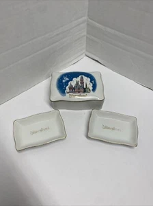 Vintage 1960’s Disneyland Souvenir Trinket Box/trays Tinker Bell - Picture 1 of 14
