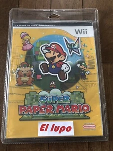 GUIDE OFFICIEL SUPER PAPER MARIO NINTENDO WII NEUF SOUS BLISTER VF - Imagen 1 de 2