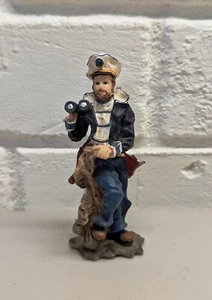 Vintage Resin 5 Zoll große nautische Matrose Figur sehr cooles Stück - Bild 1 von 6