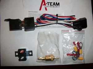 UN RELÉ DE VENTILADOR DE EQUIPO CON KIT DE TERMOSTATO PE032 PARA VENTILADOR ELÉCTRICO, ARNÉS DE CABLEADO - Imagen 1 de 2