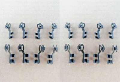 16 VINTAGE CARB THROTTLE ROD LINKAGE CLIPS FOR CLASSIC VEHICLES - CAR PICKUP ETC - Image 1 of 2