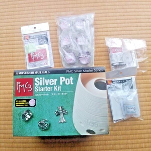 PMC Silver Pot Starter Kit Precious Metal Clay Jewelry Making Tools from Japan - Picture 1 of 16