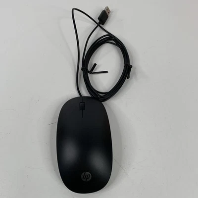 HP Wired Mouse TPC-C002M Black USB Computer Mouse - Image 1 of 4