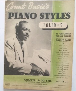 Count Basie's Folio No. 2, Piano Styles 15 Orig Piano Solos 32 Pages (F3) - Picture 1 of 17