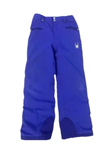 Pantalones de esquí de nieve Spyder unisex para niños talla 12 púrpura bolsillos con cremallera - Imagen 1 de 10