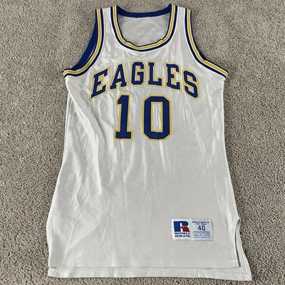 Camiseta deportiva de baloncesto Russell para hombre 40 vintage años 80 90 retro hecha en EE. UU. 58 Foto 1 de 4