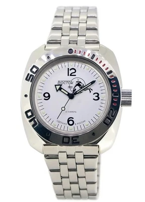 Reloj Vostok Amphibia 710920 Scuba Dude Modelo Exclusivo Vendedor de EE. UU. Foto 1 de 4