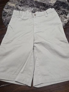 Lands End Khaki Tan Long Shorts Youth Boys Size 12 - Picture 1 of 3