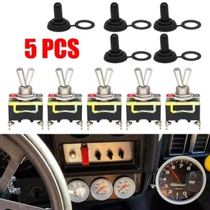 Rocker Switch Toggle Switch Flick Marine Metal+Plastic Replacements Waterproof - Picture 1 of 12