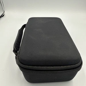 Hard Shell Black Nylon And Grey Felt Carrying Case - Picture 1 of 6