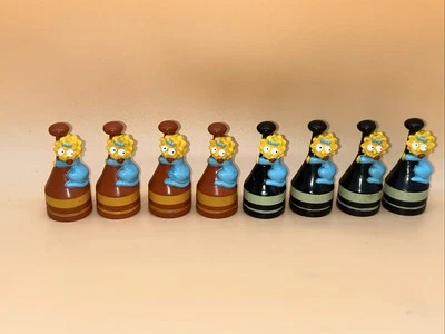 The Simpsons 3D Chess Set Replacement Pieces Maggie 8 Figures - Image 1 of 4